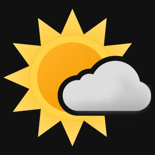 WeatherApp app icon — minimalist weather app for Android and Wear OS